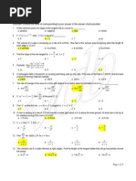 Mathematics Sample Exam