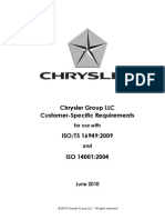 Chrysler Customer-Specific Requirements - June 2010
