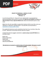 Rfp 2015 11 Disposal of Asset May 2015