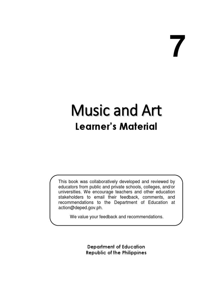 Music Grade 7 LM PDF Philippines Rhythm