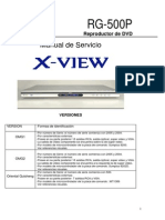 DVD Xview Manual Service RG 500 Plat v2007