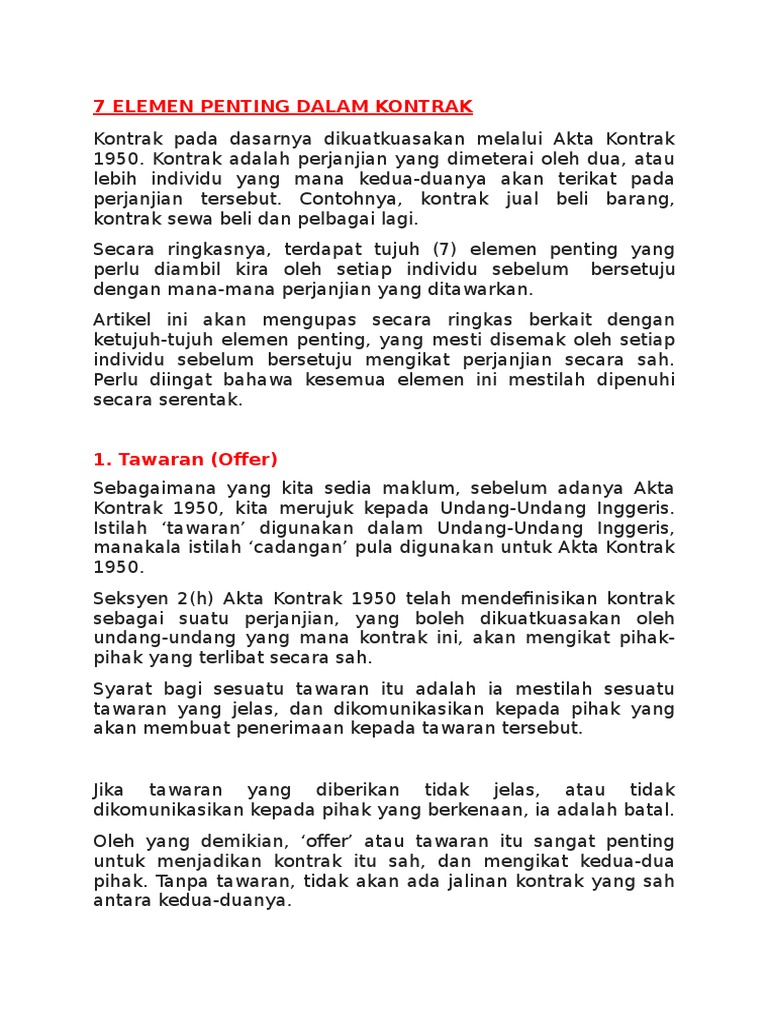 Elemen Penting Dalam SEM