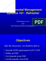 Environmental Management Systems 101 - Refresher: EPA Regions 9 & 10 and The Federal Network For Sustainability