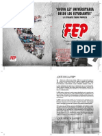 Proyecto de Nueva Ley Universitaria FEP 2014