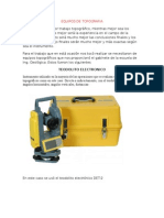 informe de topografia