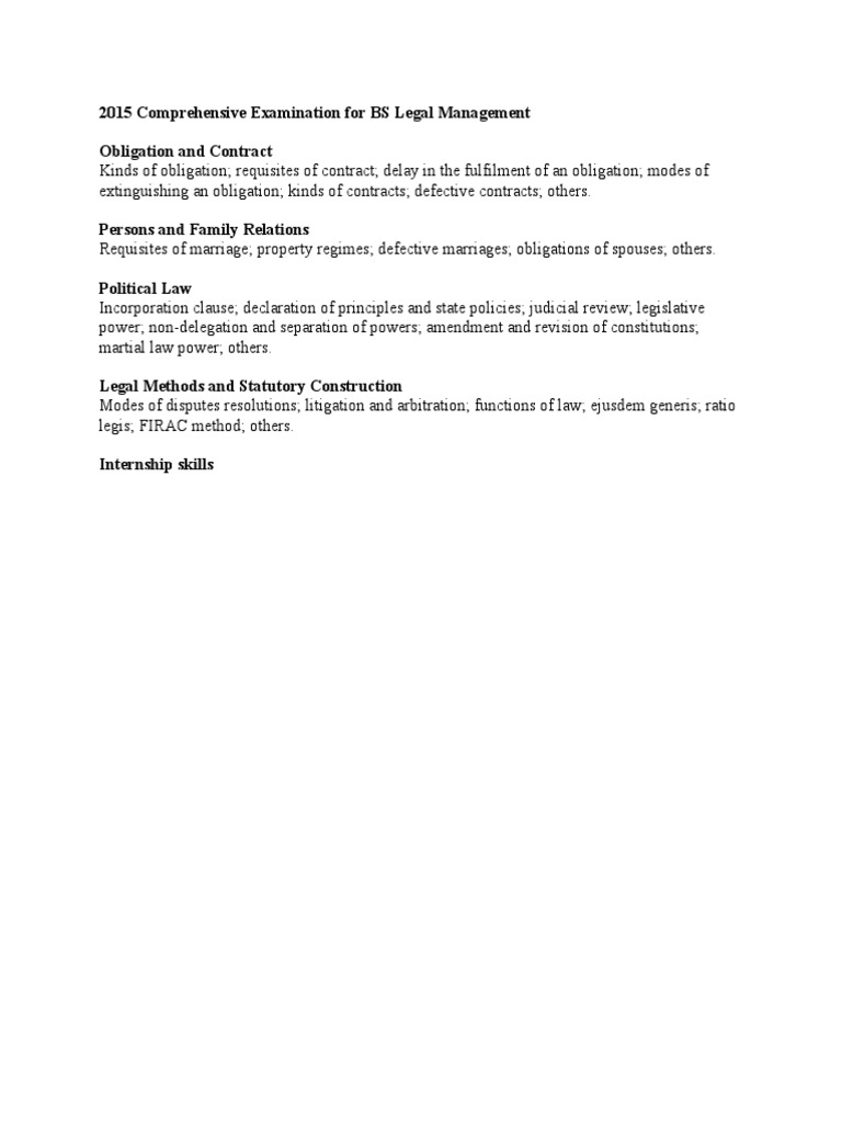 Coverage of The 2015 Compre Exam | PDF | Politics | Social Science