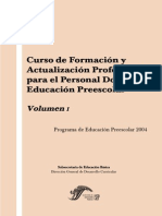 Curso de Formacion y Actualizacion Vol I PDF