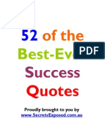 52 Best Ever Success Quotes