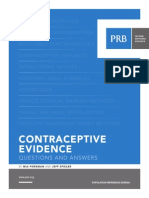 Contraceptive Evidence 2013