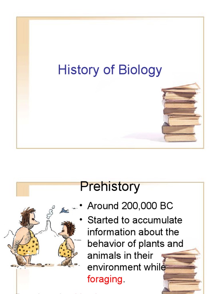 History of Biology PDF Taxonomy (Biology) Heredity