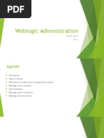 Weblogic Administration 2015