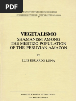 Download Vegetalismo - Shamanism Among the Mestizo Population of the Peruvian Amazon by Projekt E 012 SN26541421 doc pdf