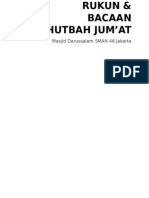 Rukun Khutbah Jumat