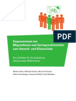 Empowerment Von MigrantInnen Und Geringverdienenden Zum Umwelt - Und Klimaschutz. Ein Leitfaden Für Die Gestaltung Aktivierender Maßnahmen