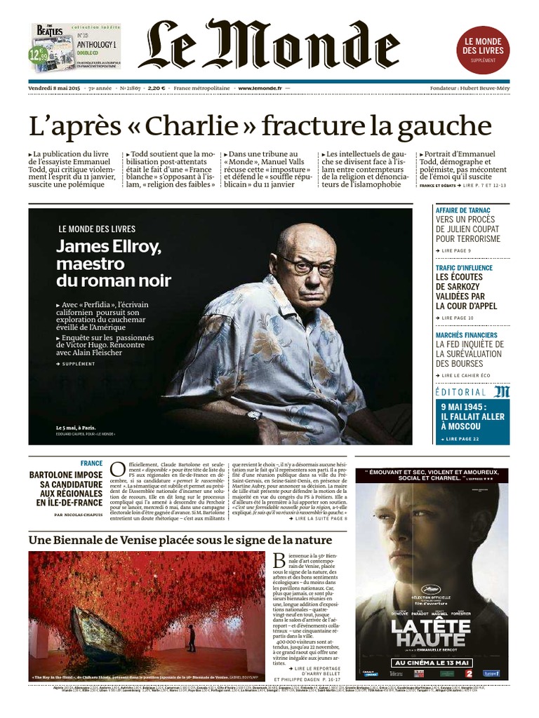 Le Monde Du Vendredi 08 Mai 2015 | PDF | Corée du Nord | Politique mondiale