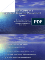 Adaptive Control of A Multi-Bias S-Parameter Measurement System
