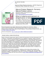 Effect of Alkaline Pretreatment On Delignification of Wheat Straw