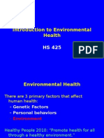 Intro To Environmental Health
