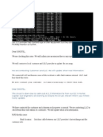 Our LLC Provider Had Checked Logs On Their Equipment But They Don't See Abnormal Log. Pls Keep Monitor So Further