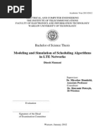 Modeling and Simulation of Scheduling Algorithms in LTE Networks