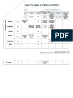 6 1a A Visualprincipleselementsmatrixtemplate