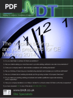 The Clock Is Ticking... Are You Prepared For CE Marking 2014?