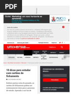 10 Dicas Para Estudar Com Cartões de Fichamento