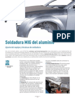 Parametros de soldadura en Aluminio