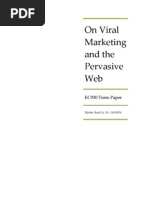 Download On Viral Marketing and the Pervasive Web by majiwater553 SN26544486 doc pdf