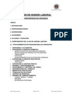 Plan de Higiene Laboral