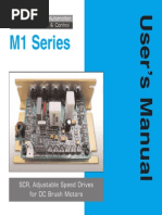 M1 Series: SCR, Adjustable Speed Drives For DC Brush Motors