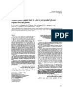 Ground Roasted Peanuts Leads To A Lower Post-Prandial Glycemic Response Than Raw Peanuts