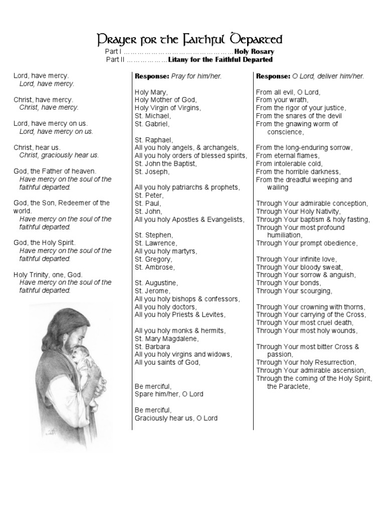 40 days prayer for the dead