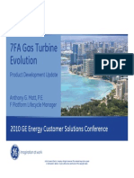 7FA Gas Turbine Evolution: 2010 GE Energy Customer Solutions Conference