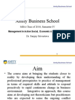 Amity Business School: MBA Class of 2010, Semester IV