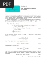 The Fundamental Theorem Difference Equations Differential Equations of Calculus