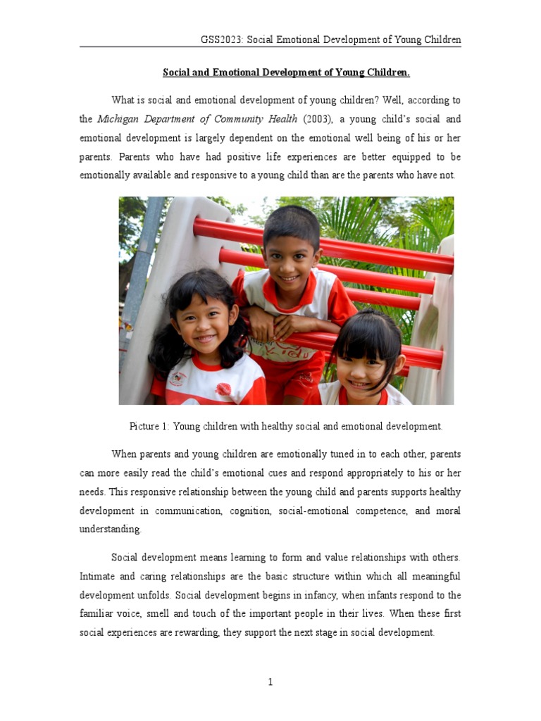 Social Emotional Development in Children | PDF | Prejudices | Bullying