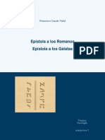 Cuadernos Tradere: Francisco Canals. Epistolas de S. Pablo a Romanos y Galatas