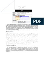 Telnet, SSH y FTP