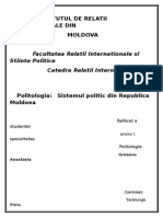 Sistemul Politic in Republica Moldova