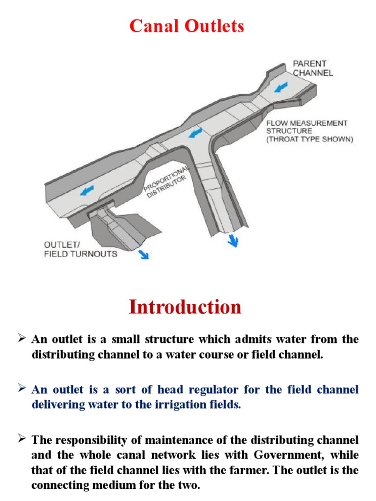 Canal Outlets PDF Modularity Ratio