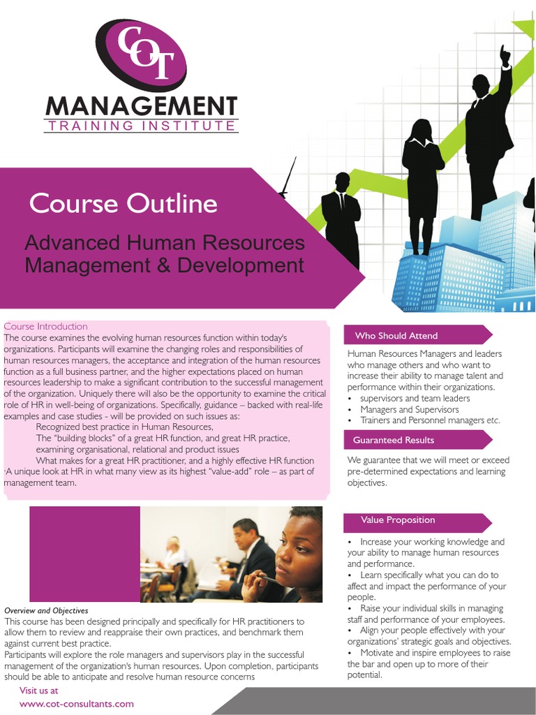 Advanced Human Resources Management Course | PDF | Human Resource ...