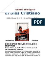 PIKAZA, X - SILANÉS, N, Diccionario Teológico, El Dios Cristiano (Salamanca 1992)