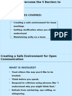 Day 2 Lecture 4 Overcoming The Five Barriers