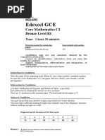 C2 Bronze Paper 1 Edexcel