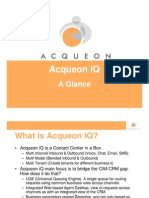 Acqueon iQ 3.0 - Glance