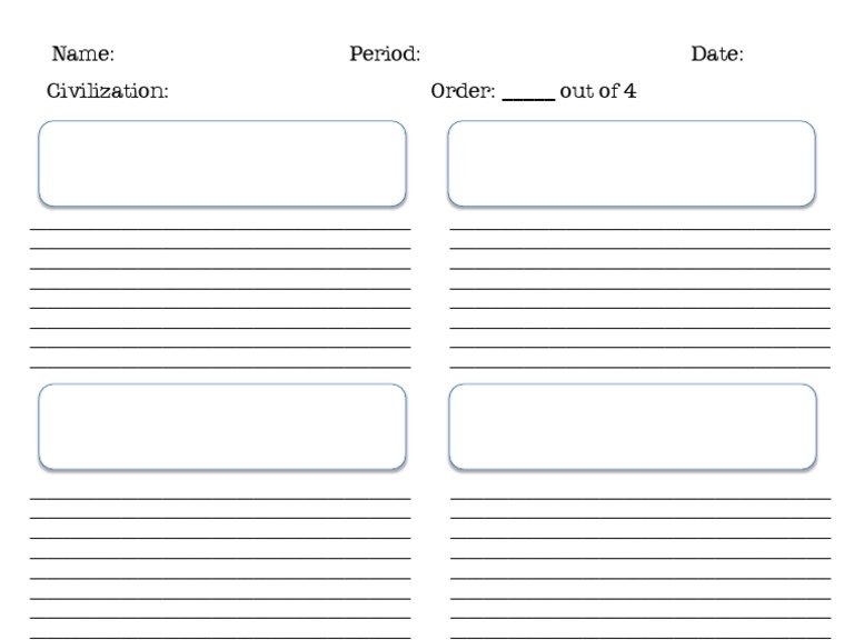 Civilization Assessment Template | PDF
