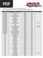Generation Duel Tournament Card List | PDF | Leisure