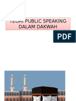 Teori Public Speakig DLM Dakwah