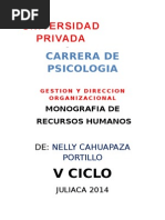 Monografia Recursos Humanos